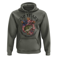 Faith Freedom Fishing Hoodie 250 Years Of Christian Fish Hunting