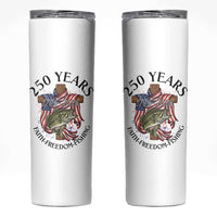 Faith Freedom Fishing Skinny Tumbler 250 Years Of Christian Fish Hunting