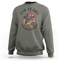 Faith Freedom Fishing Sweatshirt 250 Years Of Christian Fish Hunting