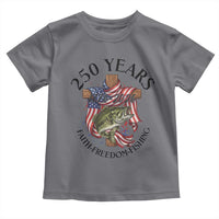 Faith Freedom Fishing Toddler T Shirt 250 Years Of Christian Fish Hunting