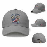 Freedom And Fishing Baseball Cap Patriotic American Flag Fisherman Gift