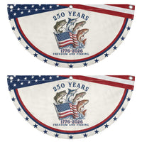 Freedom And Fishing Patriotic Fan Flag American Flag Fisherman Gift