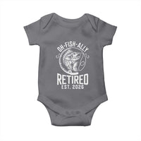 Officially Retired Est 2026 Fishing Baby Onesie Funny Fishing Retirement Gift