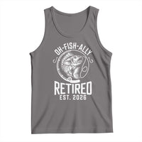Officially Retired Est 2026 Fishing Tank Top Funny Fishing Retirement Gift