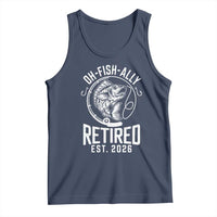 Officially Retired Est 2026 Fishing Tank Top Funny Fishing Retirement Gift