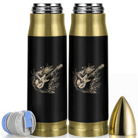 Vintage Trout Playing Guitar Bullet Tumbler Funny Fishing Musician Gift