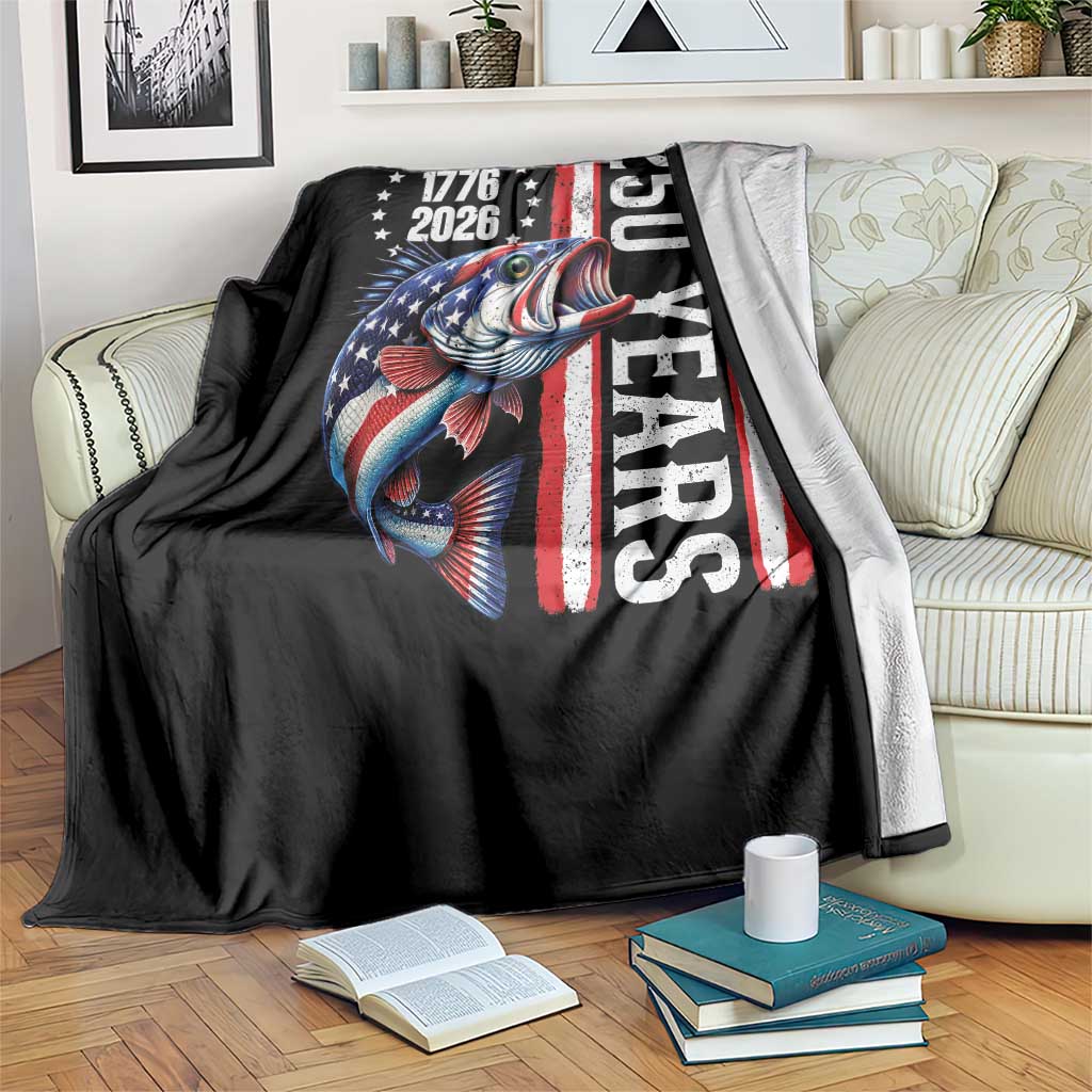 Vintage USA 250th Anniversary Crawfish Patriotic Gift Throw Blanket