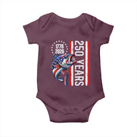 Vintage USA 250th Anniversary Crawfish Patriotic Gift Baby Onesie