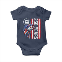 Vintage USA 250th Anniversary Crawfish Patriotic Gift Baby Onesie