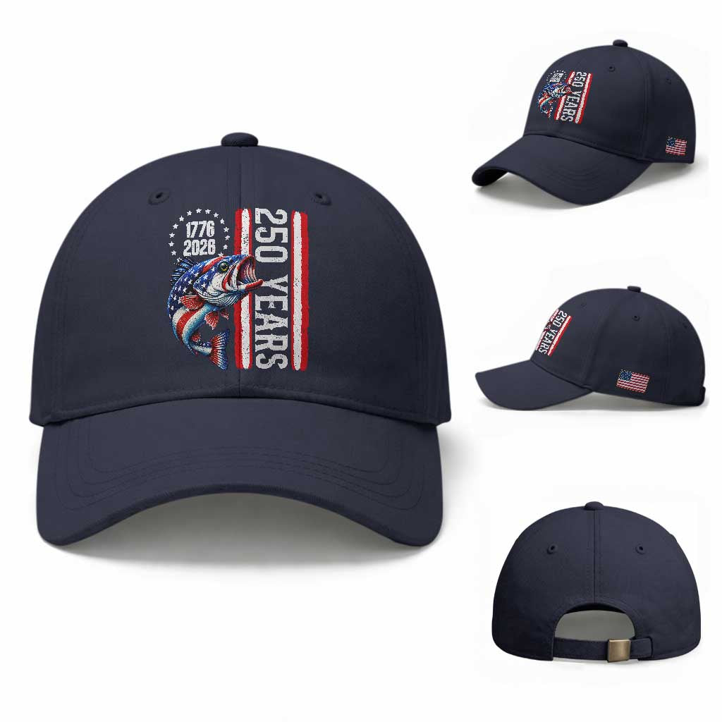 Vintage USA 250th Anniversary Crawfish Patriotic Gift Baseball Cap