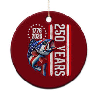 Vintage USA 250th Anniversary Crawfish Patriotic Gift Ceramic Ornament