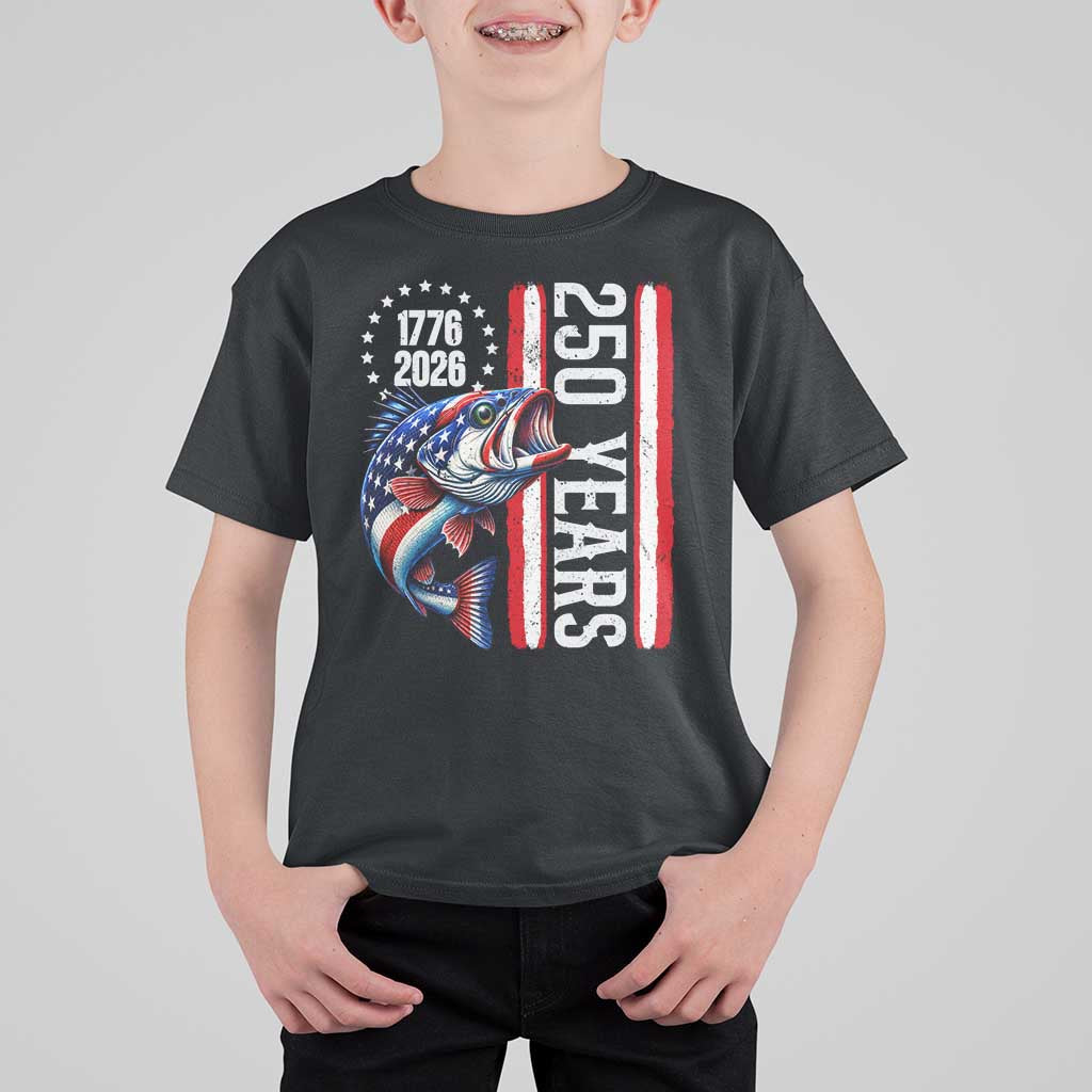 Vintage USA 250th Anniversary Crawfish Patriotic Gift T Shirt For Kid