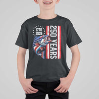 Vintage USA 250th Anniversary Crawfish Patriotic Gift T Shirt For Kid