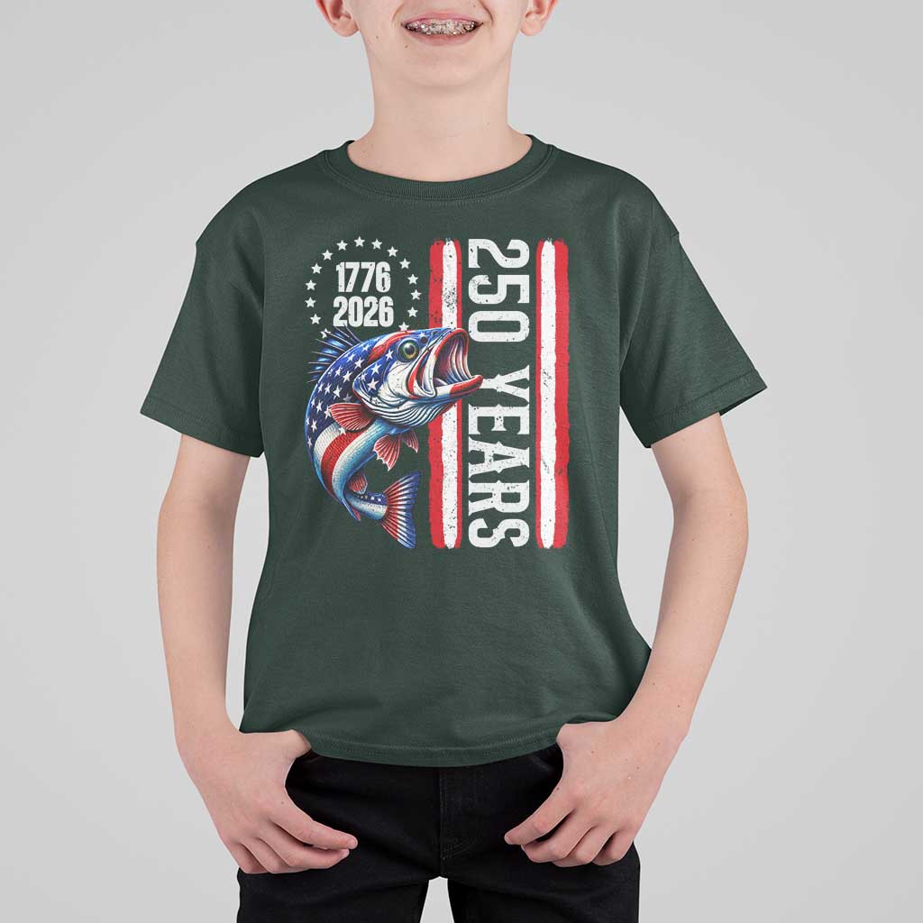 Vintage USA 250th Anniversary Crawfish Patriotic Gift T Shirt For Kid