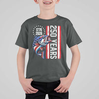 Vintage USA 250th Anniversary Crawfish Patriotic Gift T Shirt For Kid