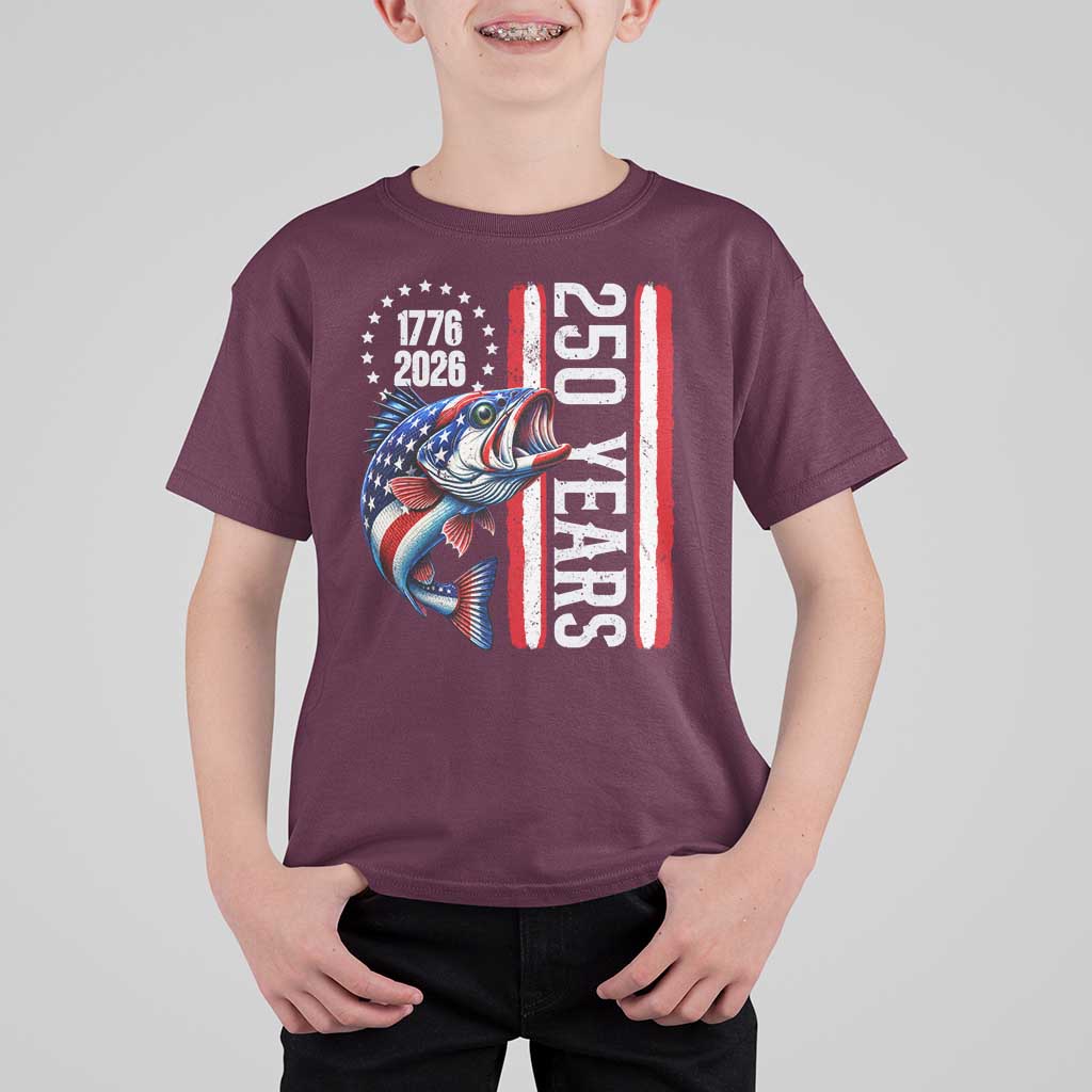Vintage USA 250th Anniversary Crawfish Patriotic Gift T Shirt For Kid