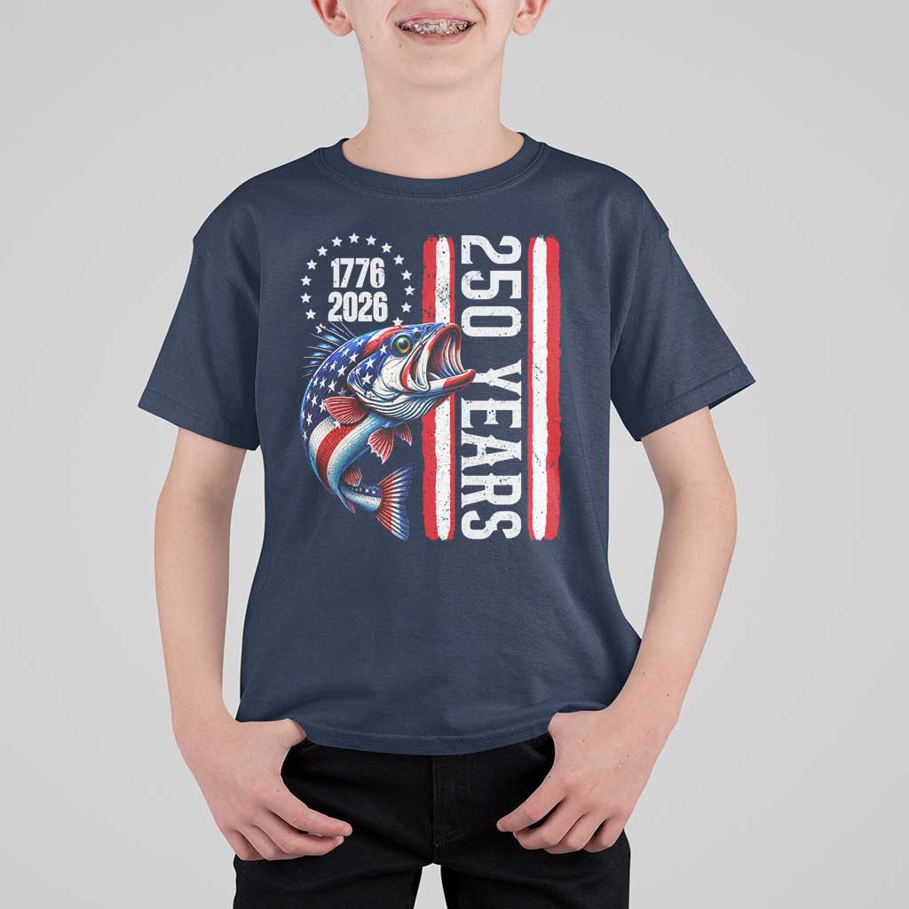 Vintage USA 250th Anniversary Crawfish Patriotic Gift T Shirt For Kid