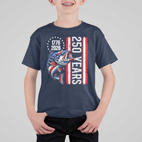 Vintage USA 250th Anniversary Crawfish Patriotic Gift T Shirt For Kid