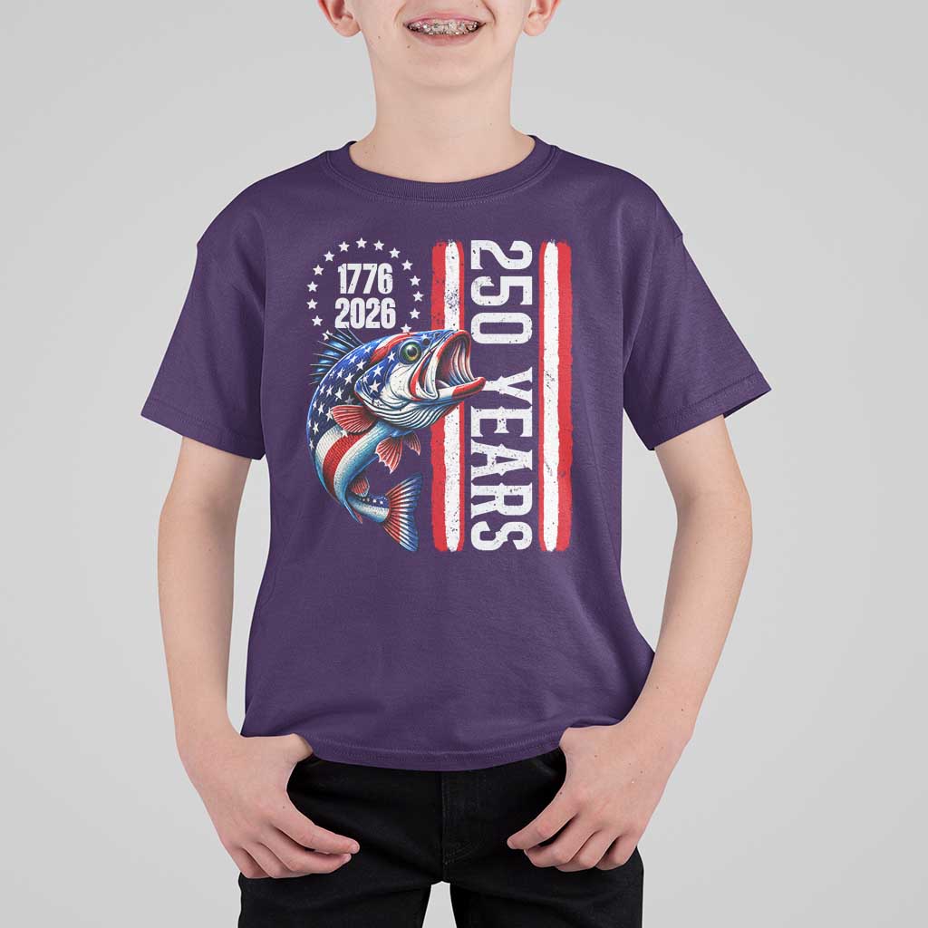 Vintage USA 250th Anniversary Crawfish Patriotic Gift T Shirt For Kid