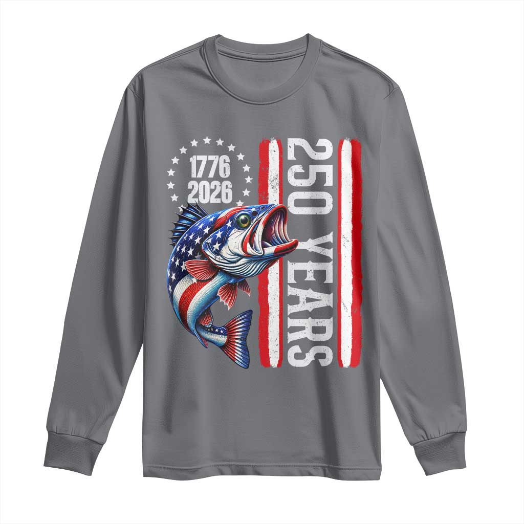 Vintage USA 250th Anniversary Crawfish Patriotic Gift Long Sleeve Shirt