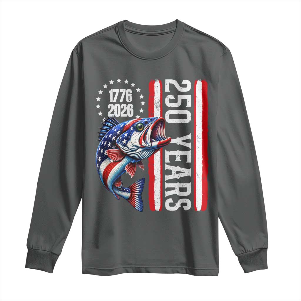 Vintage USA 250th Anniversary Crawfish Patriotic Gift Long Sleeve Shirt