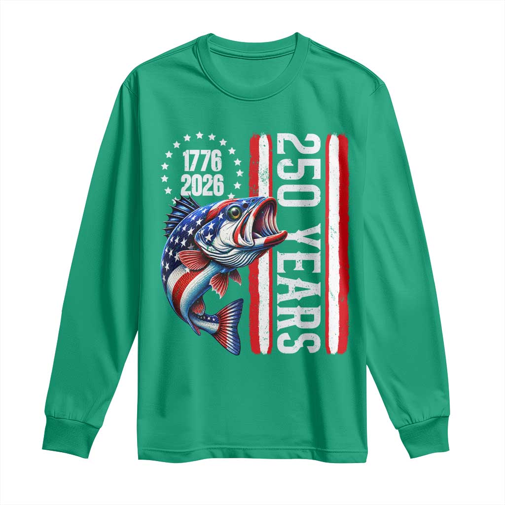 Vintage USA 250th Anniversary Crawfish Patriotic Gift Long Sleeve Shirt