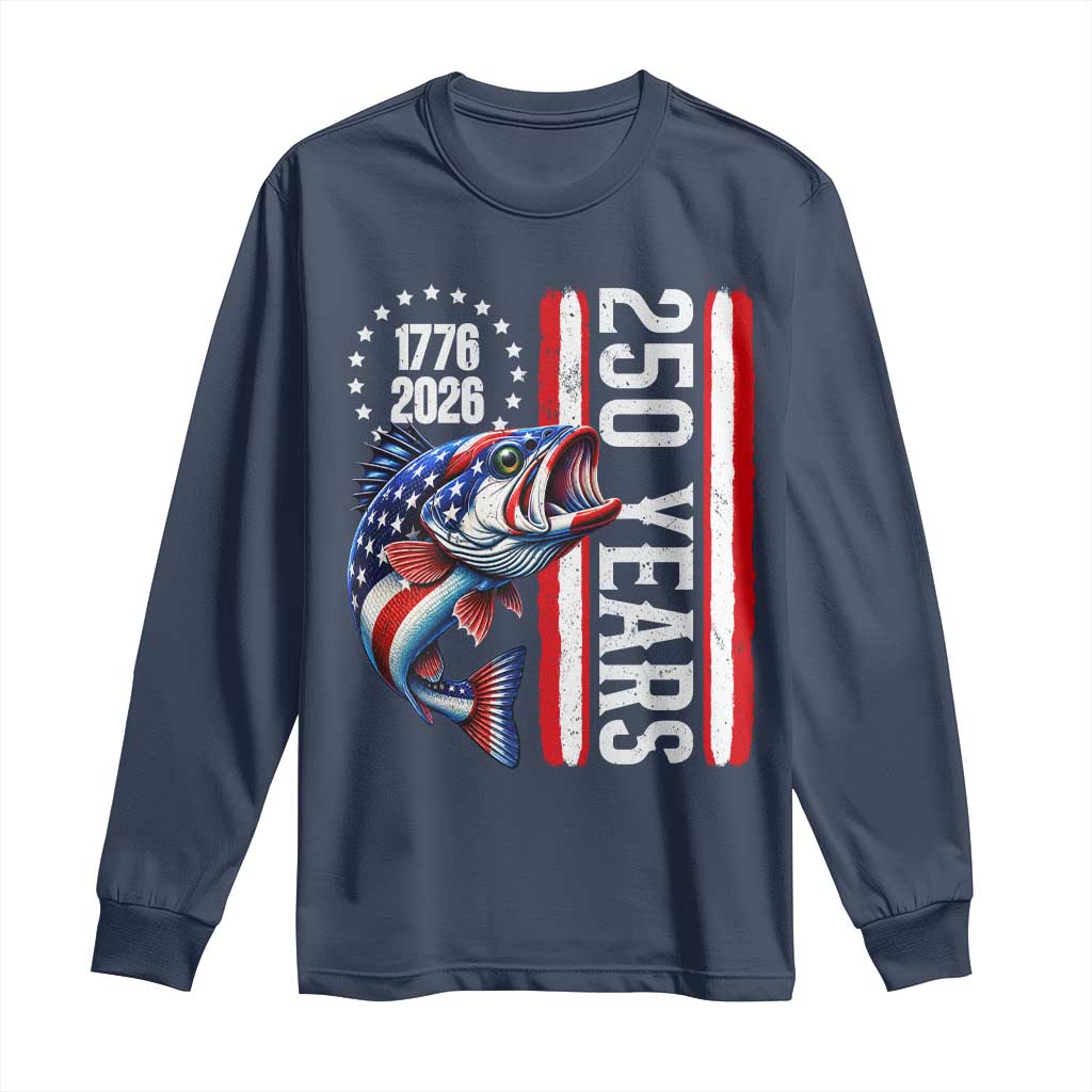 Vintage USA 250th Anniversary Crawfish Patriotic Gift Long Sleeve Shirt