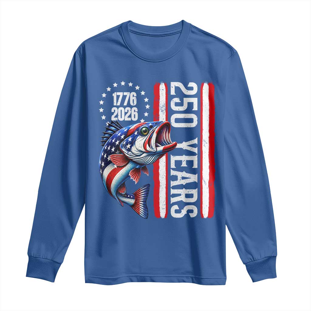 Vintage USA 250th Anniversary Crawfish Patriotic Gift Long Sleeve Shirt