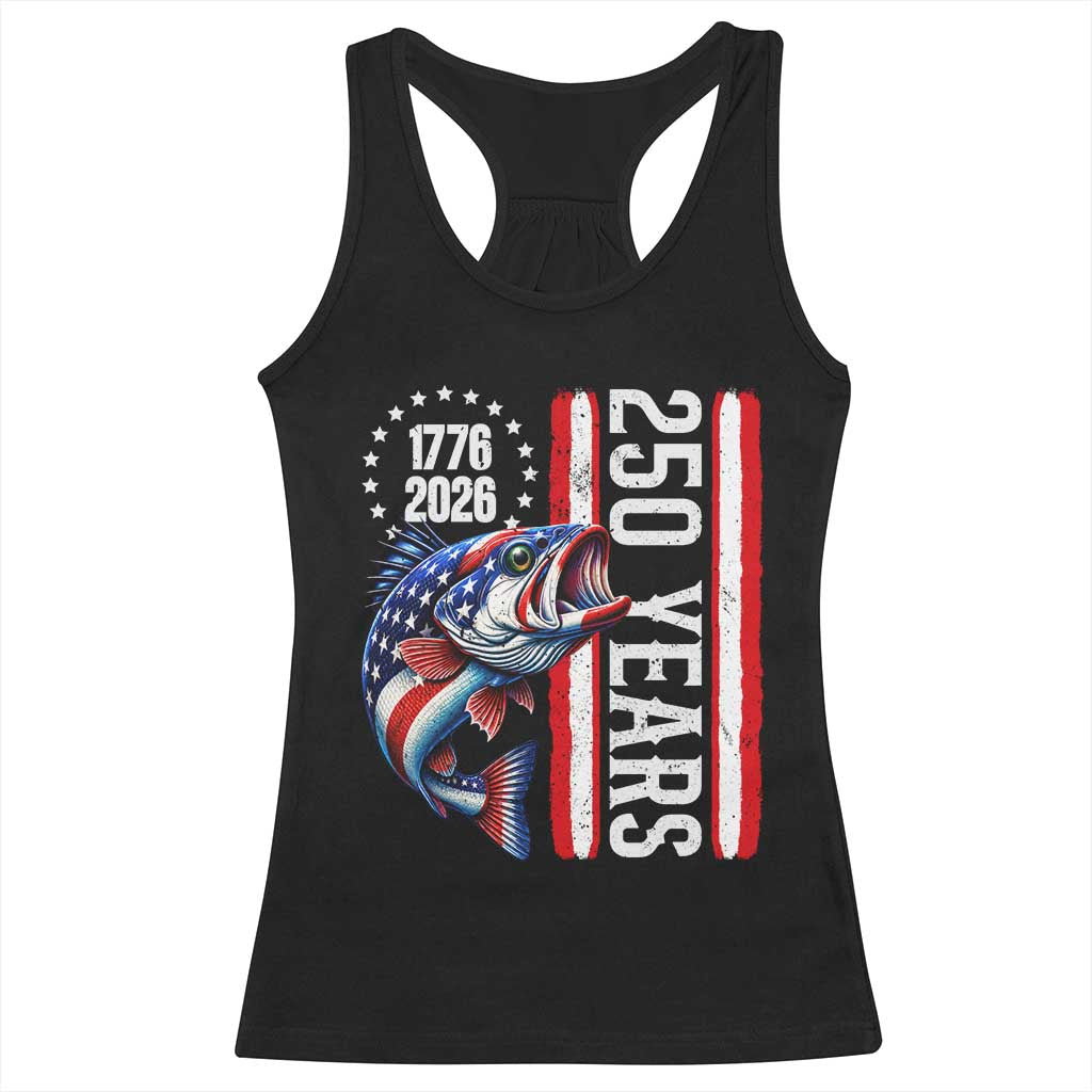 Vintage USA 250th Anniversary Crawfish Patriotic Gift Racerback Tank Top