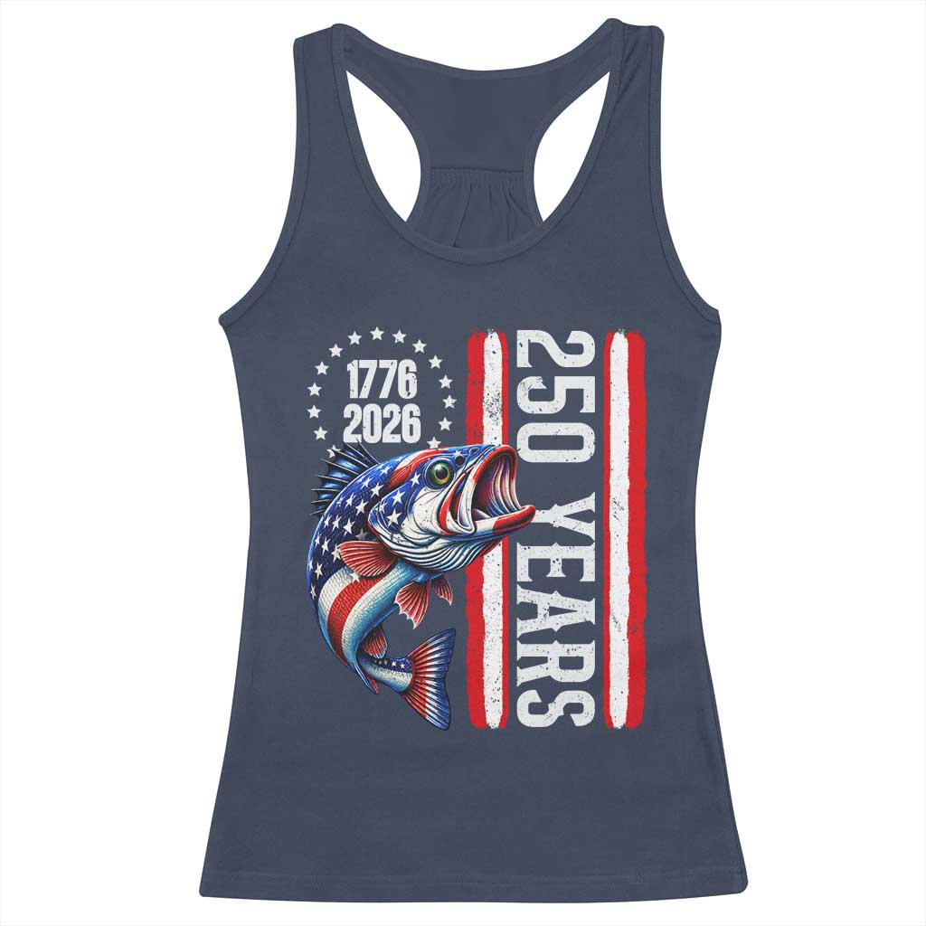 Vintage USA 250th Anniversary Crawfish Patriotic Gift Racerback Tank Top