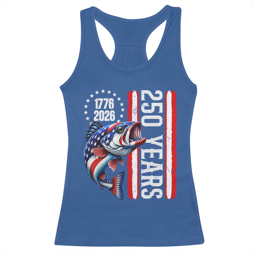 Vintage USA 250th Anniversary Crawfish Patriotic Gift Racerback Tank Top