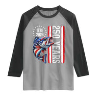 Vintage USA 250th Anniversary Crawfish Patriotic Gift Raglan Shirt