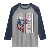 Vintage USA 250th Anniversary Crawfish Patriotic Gift Raglan Shirt