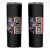 Vintage USA 250th Anniversary Crawfish Patriotic Gift Skinny Tumbler