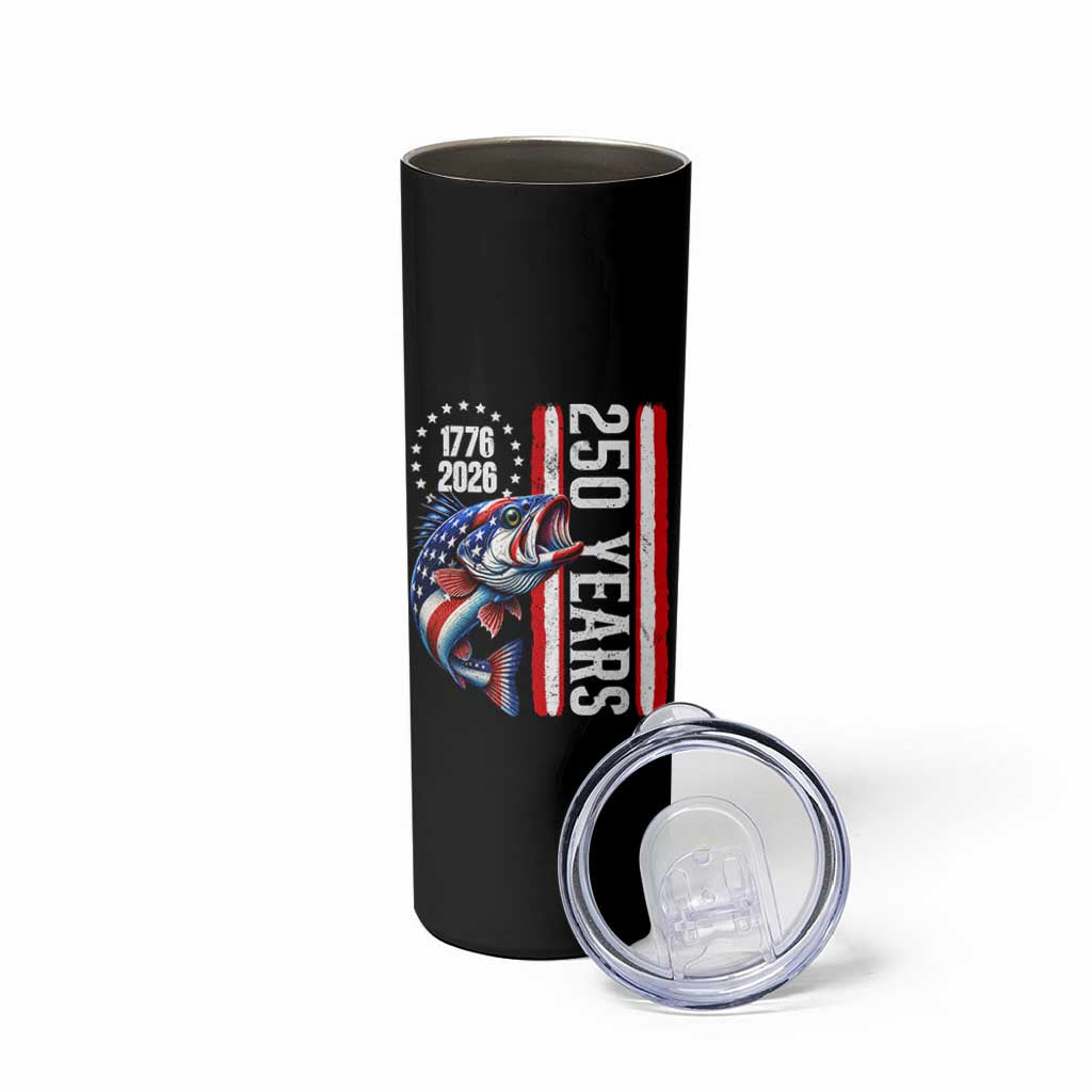 Vintage USA 250th Anniversary Crawfish Patriotic Gift Skinny Tumbler