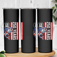 Vintage USA 250th Anniversary Crawfish Patriotic Gift Skinny Tumbler