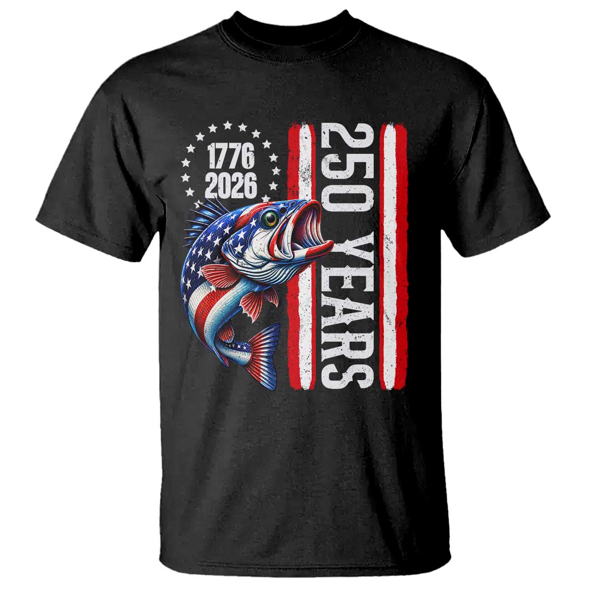 Vintage USA 250th Anniversary Crawfish Patriotic Gift T Shirt