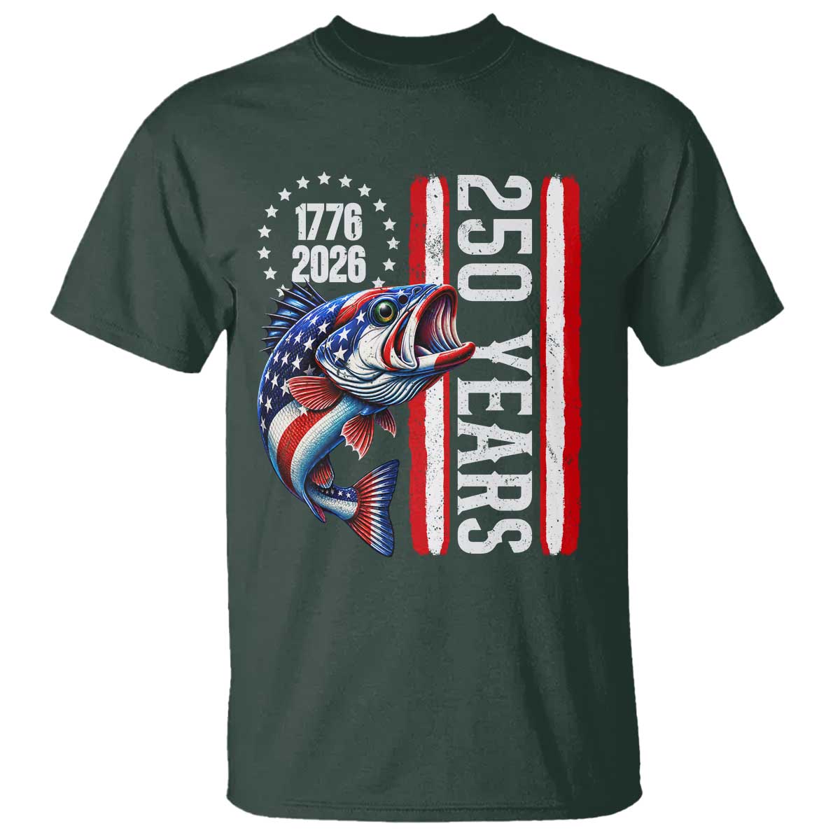 Vintage USA 250th Anniversary Crawfish Patriotic Gift T Shirt