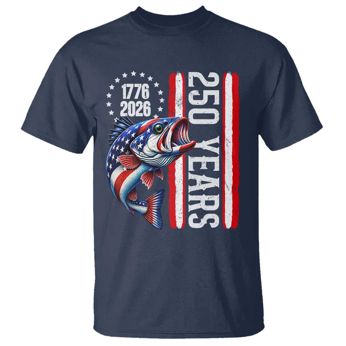 Vintage USA 250th Anniversary Crawfish Patriotic Gift T Shirt