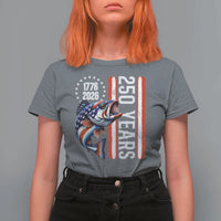 Vintage USA 250th Anniversary Crawfish Patriotic Gift T Shirt For Women