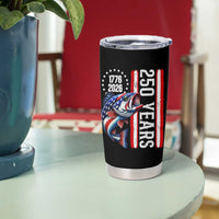 Vintage USA 250th Anniversary Crawfish Patriotic Gift Tumbler Cup