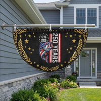 Vintage USA 250th Anniversary Bass Fishing Gift Patriotic Fan Flag