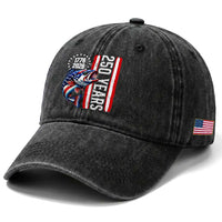 Vintage USA 250th Anniversary Crawfish Patriotic Gift Washed Cotton Baseball Cap