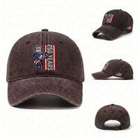 Vintage USA 250th Anniversary Crawfish Patriotic Gift Washed Cotton Baseball Cap