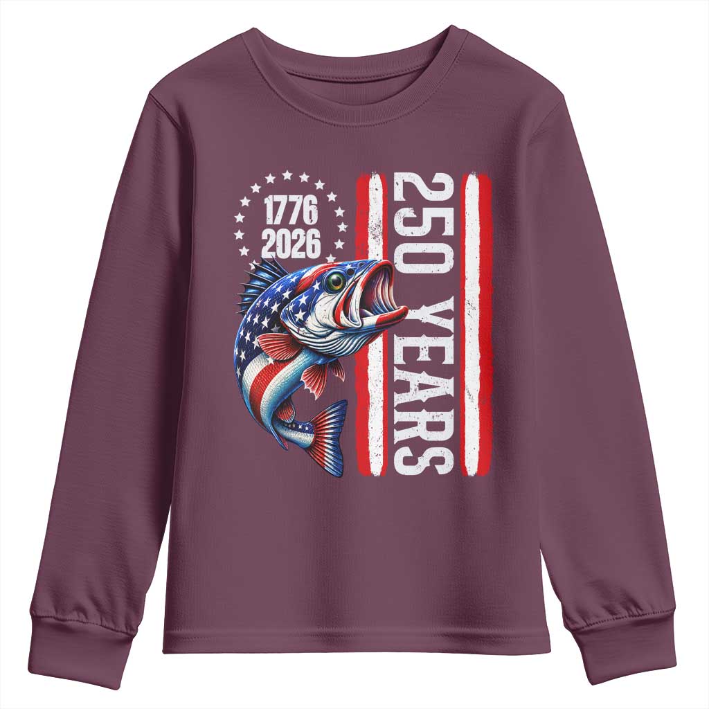 Vintage USA 250th Anniversary Crawfish Patriotic Gift Youth Sweatshirt