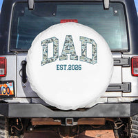 Promoted To Dad Est 2026 Spare Tire Cover Camo Fishing New Dad Gift