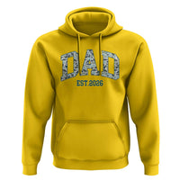 Promoted To Dad Est 2026 Hoodie Camo Fishing New Dad Gift