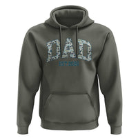Promoted To Dad Est 2026 Hoodie Camo Fishing New Dad Gift