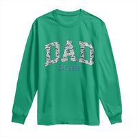 Promoted To Dad Est 2026 Long Sleeve Shirt Camo Fishing New Dad Gift