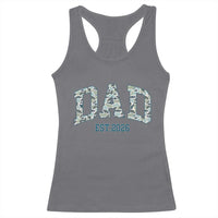 Promoted To Dad Est 2026 Racerback Tank Top Camo Fishing New Dad Gift